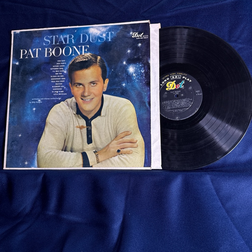 Pat Boone Star Dust Vinyl Record by Dot Records